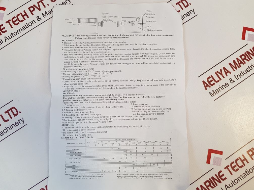 Lascentrum Welding Helmet With Auto Darkening Lens