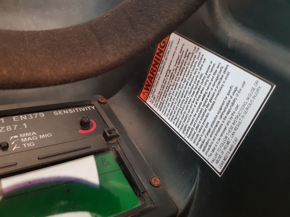 Lascentrum Welding Helmet With Auto Darkening Lens