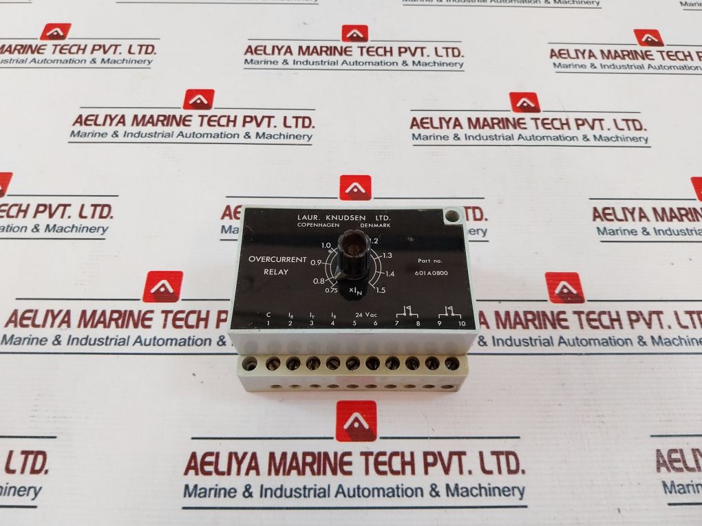 Laur. Knudsen 601 A 0800 Overcurrent Relay 600A0374 24Vac