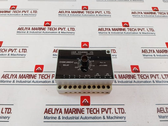 Laur. Knudsen 601 A 0800 Overcurrent Relay 600A0374 24Vac