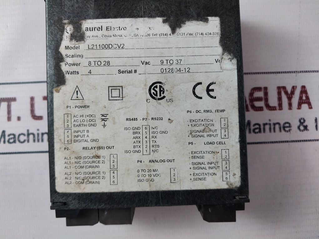 Laurel L21100Dcv2 Digital Panel Meter