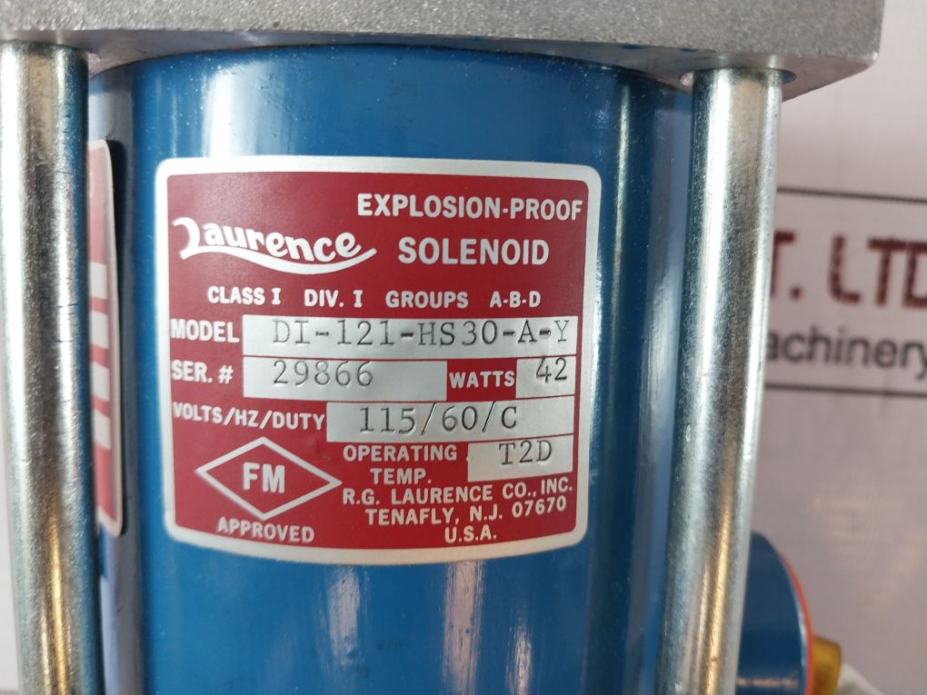 Laurence 64040S Solenoid Valve Di-121-hs30-a-y