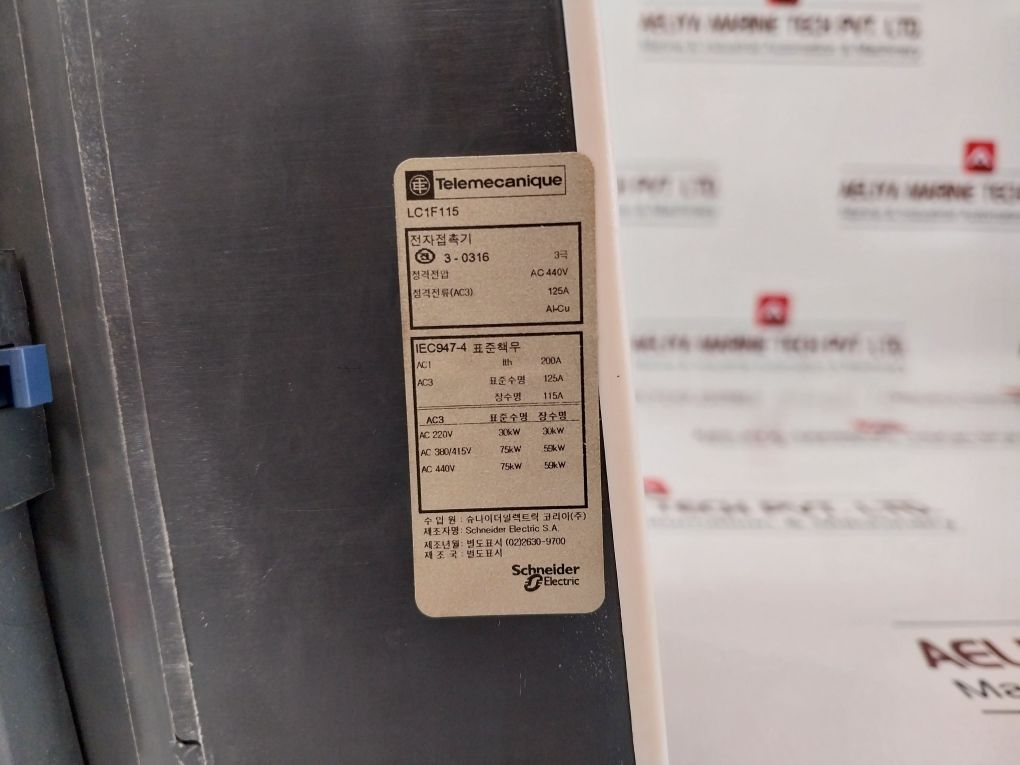 Lc1F115 Telemecanique Square D Lc1F115 Contactor Module
