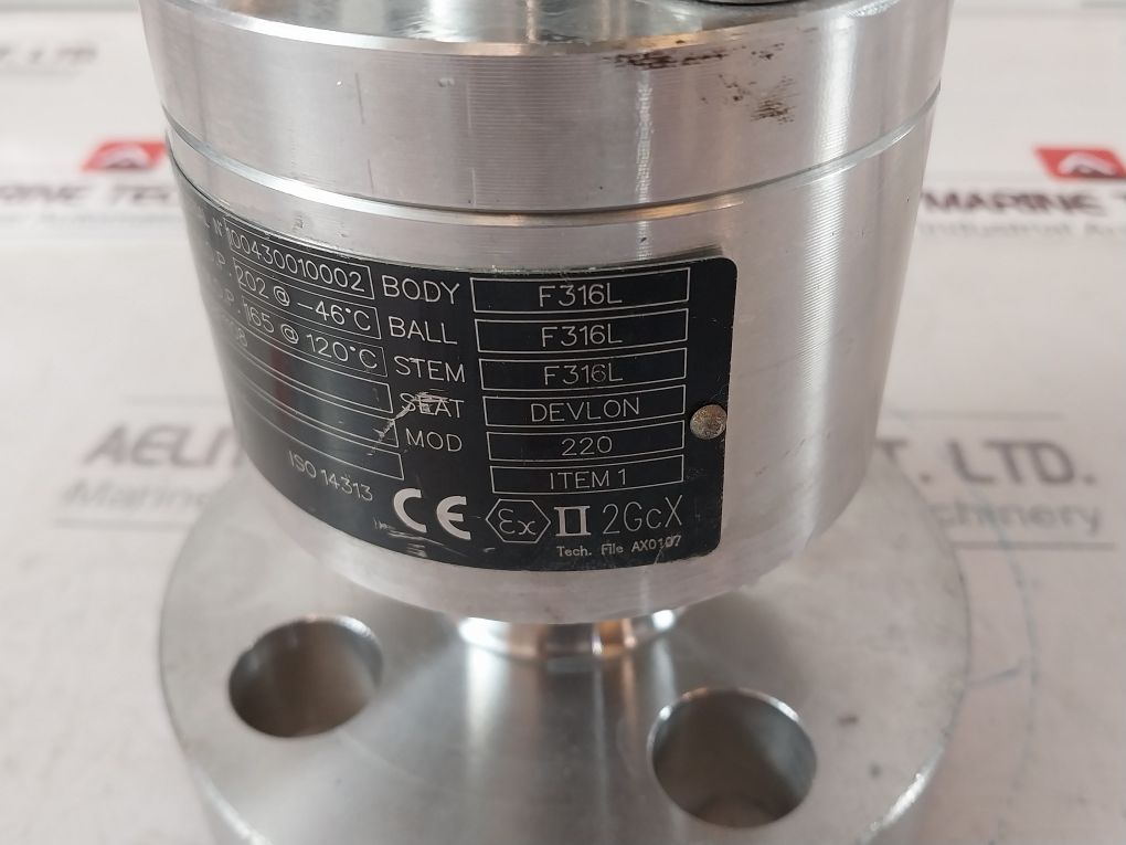 Lcm Italia Dn 3/4" Flanged End Ball Valve
