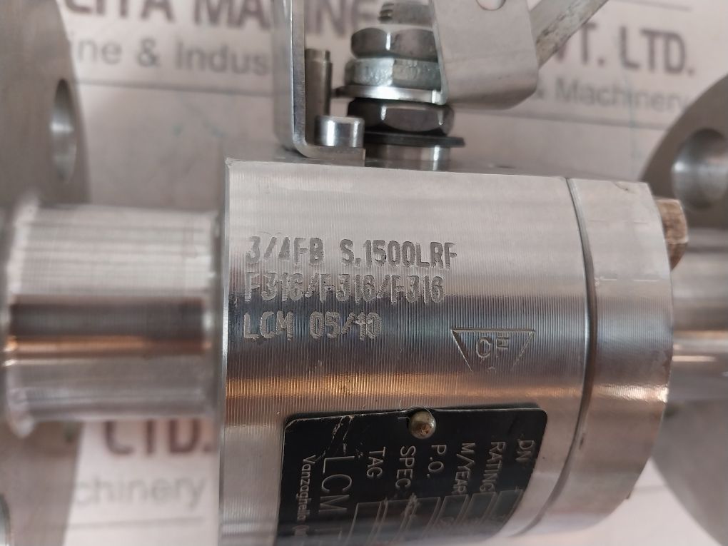 Lcm Italia Dn 3/4" Flanged End Ball Valve