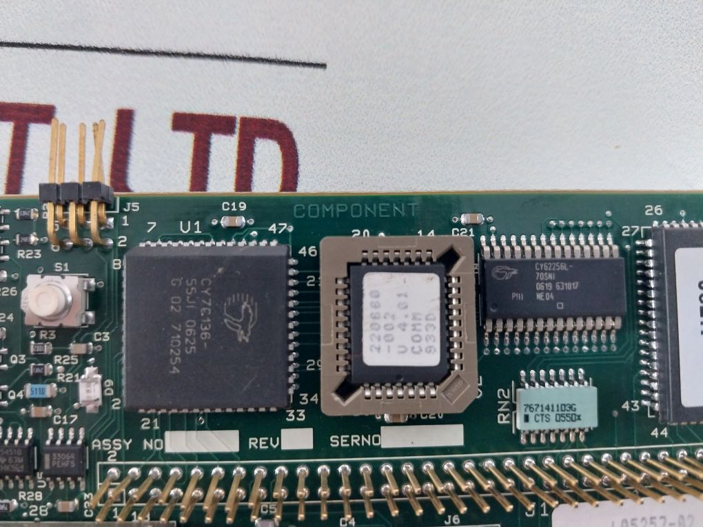 Lectronics Fab 220959 Rev B Pcb Card 221034-102