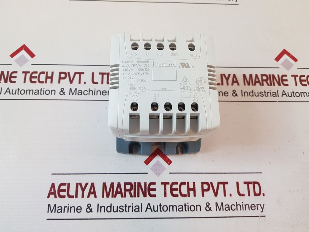 Legrand 044232 Single-phase Transformer 63Va 48V