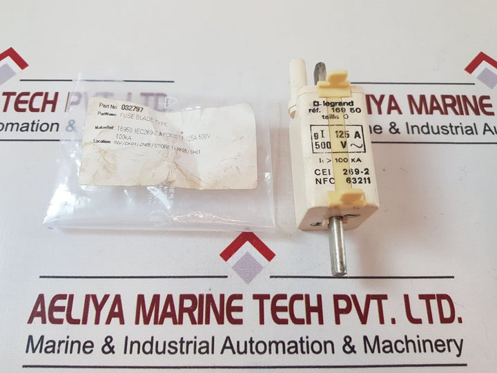Legrand 169 50 Blade Type Cartridge Fuse