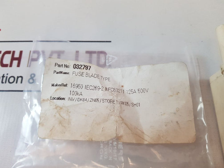 Legrand 169 50 Blade Type Cartridge Fuse