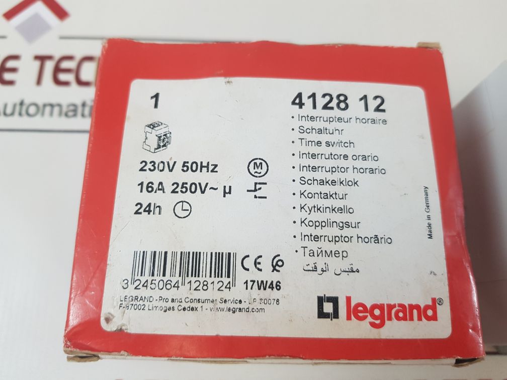 Legrand 4128 12 Timer Microrex T31
