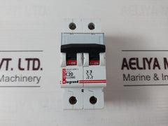 Legrand C20 6032 69 2-pole Miniature Circuit Breaker 415V Ac 10000A