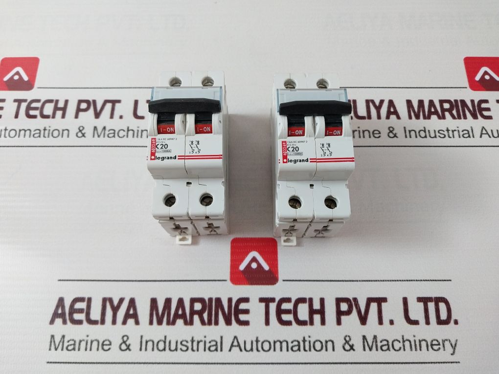 Legrand C20 6032 69 2-pole Miniature Circuit Breaker 415V Ac 10000A