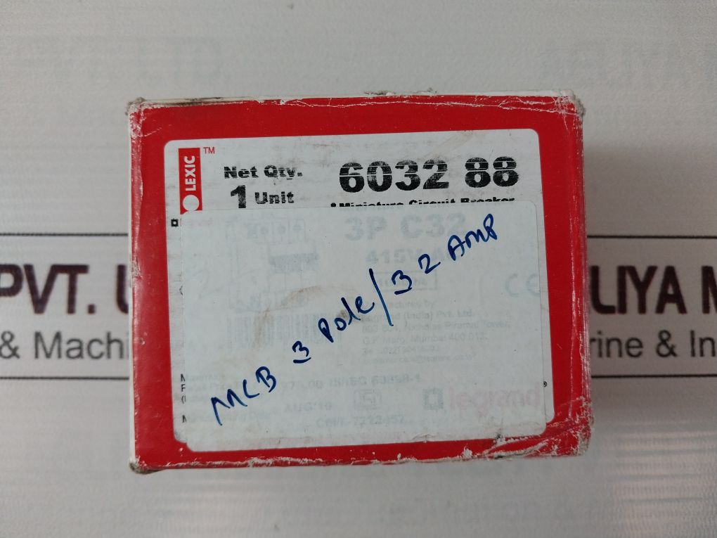 Legrand C32 6032 88 Miniature Circuit Breaker 415V Ac 50/60Hz