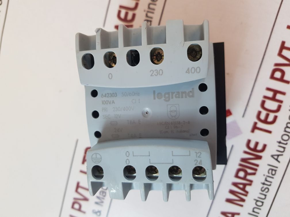 Legrand 642303 100Va Transformer Pri 230/240V