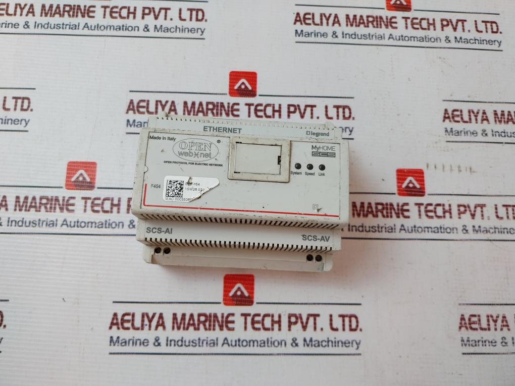 Legrand Bt-f454 Ethernet Web Server