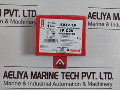 Legrand C25 6032 36 Miniature Circuit Breaker Is/Iec 60898-1 240/415