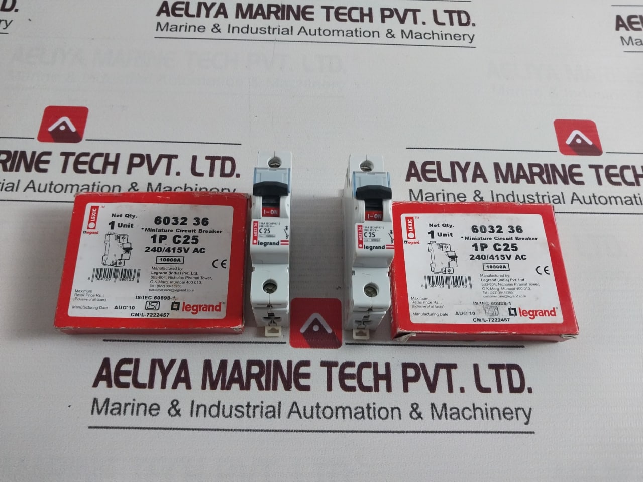 Legrand C25 6032 36 Miniature Circuit Breaker Is/Iec 60898-1 240/415
