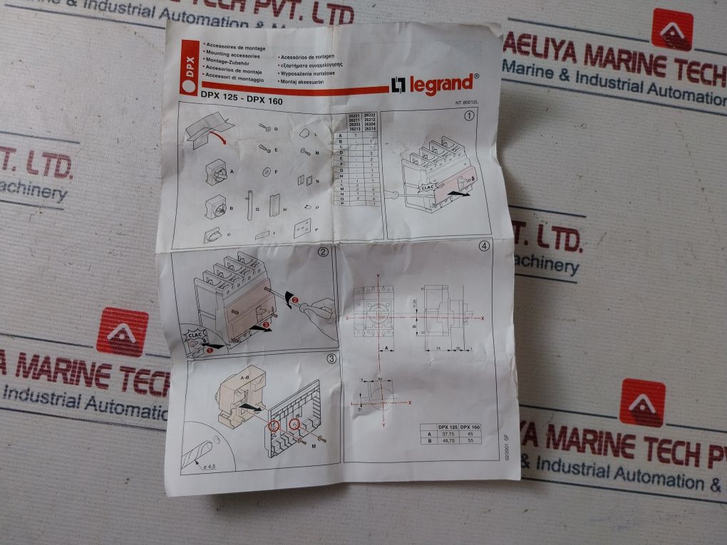 Legrand Dpx Mounting Accessories