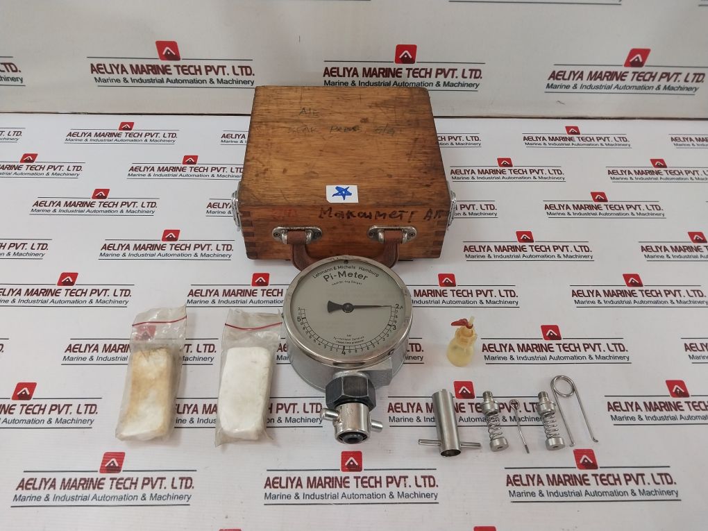 Lehmann & Michels Pi-meter Medium Time Pressure Engine Indicator Set(Incomplete)