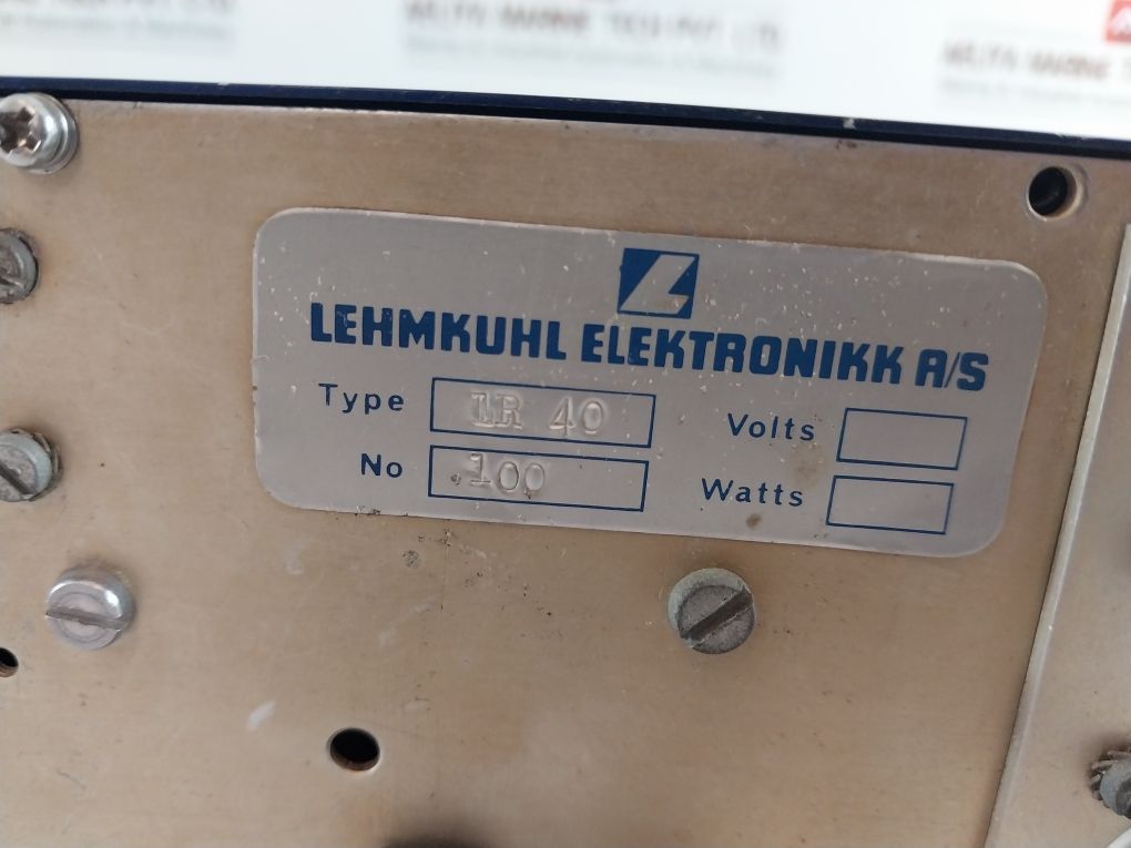 Lehmkuhl Elektronikk Lr 40 Digital Gyro Repeater