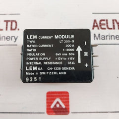 Lem Lt 300-s Current Transducer 300A
