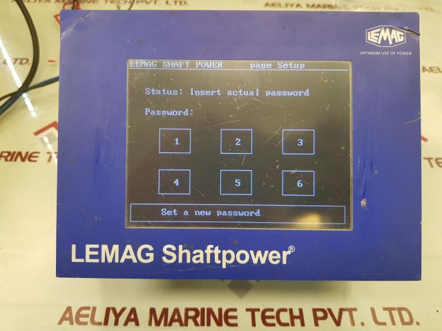 Lemag Fm25C160 Shaftpowerspeat Operator Panel Controller Display