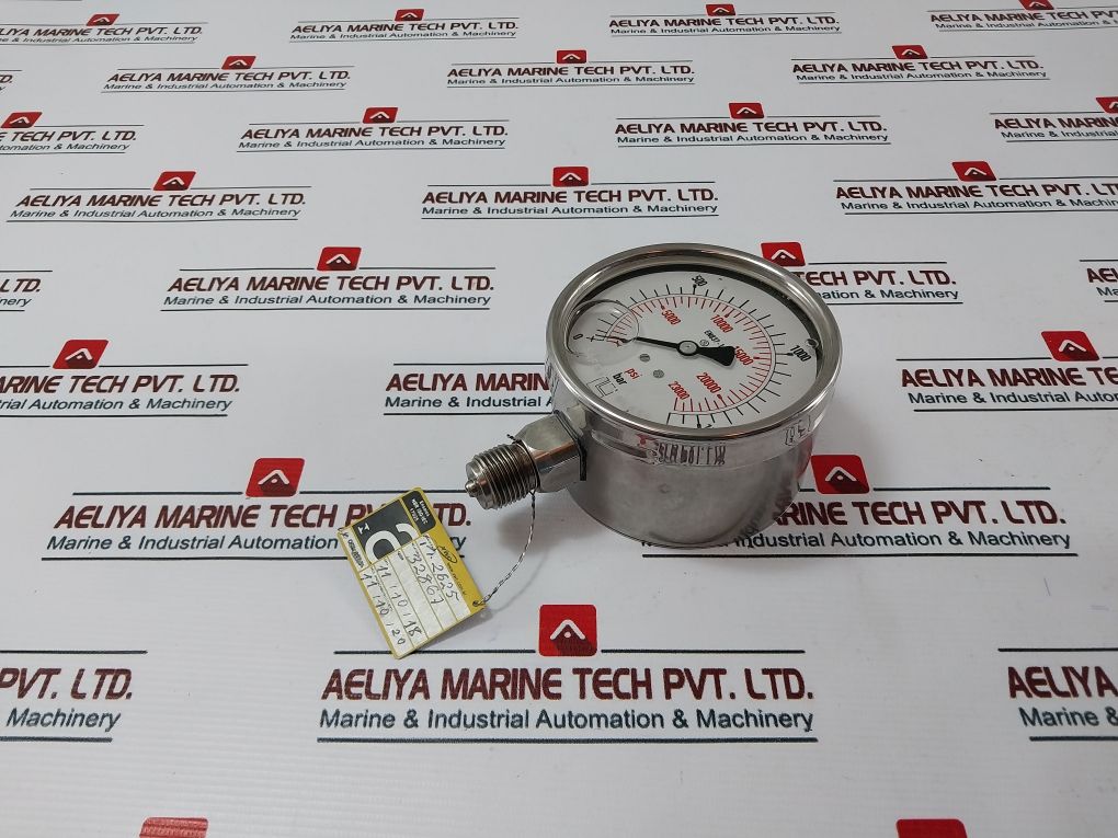Lemasa 0-1600 Bar Pressure Gauge 0-23000 Psi