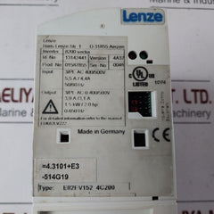 Lenze E82Ev152_4C200 Inverter 8200 Vector