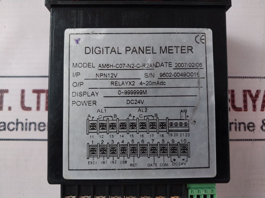 Leps Am6H-c07-n2-c-r2An Digital Panel Meter Dc24V