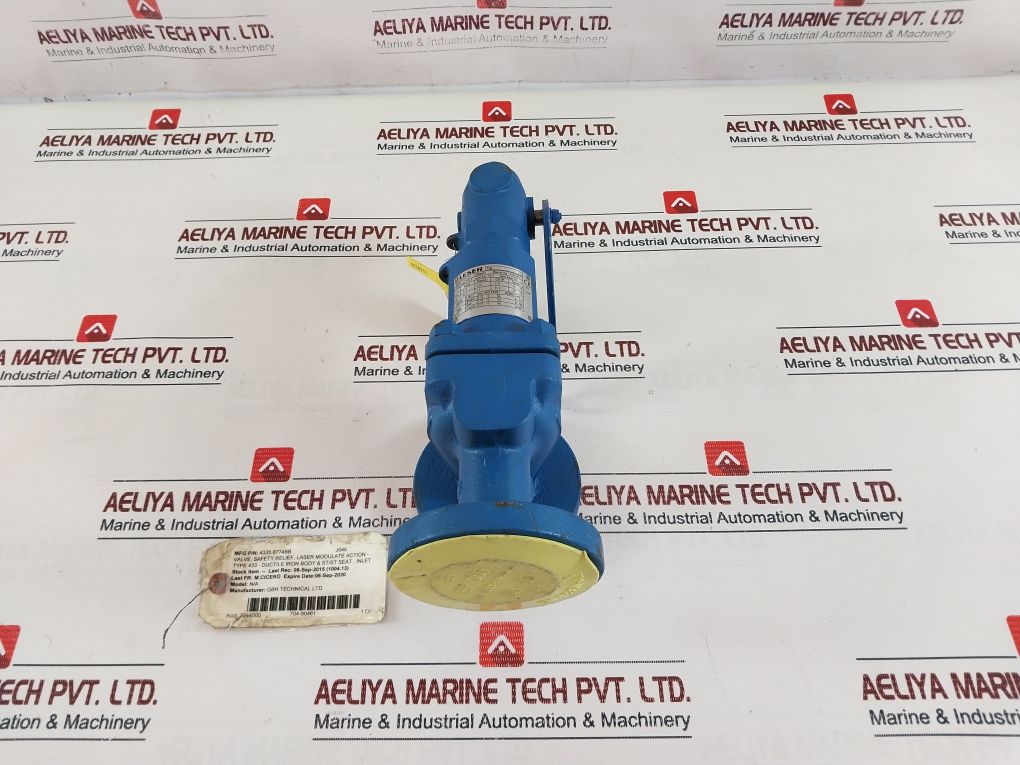 Leser Gbh Technical 4335.8774 Safety Relief Valve
