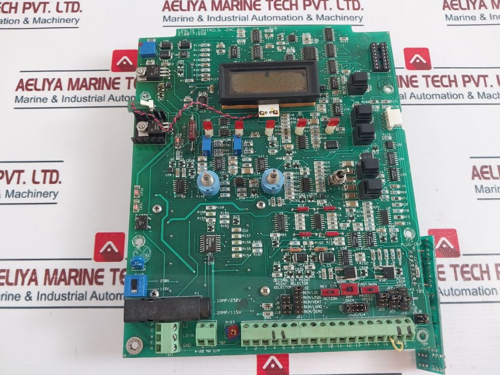 Leslie Controls E100-71650 Inc Printed Circuit Board