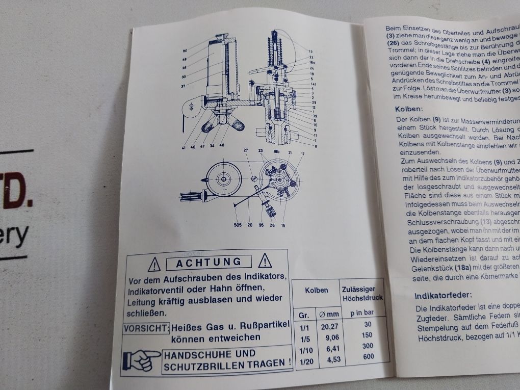 Leutert 50Z1-99809 Engine Indicator