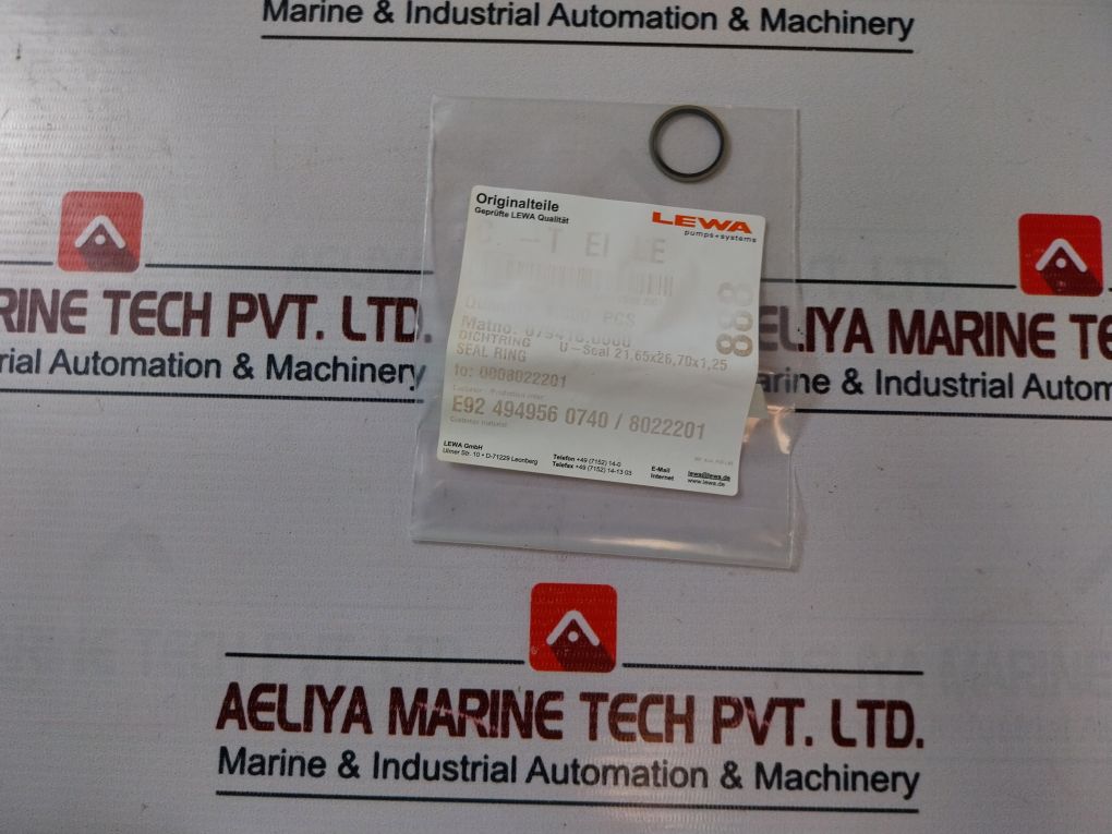 Lewa 114282.1002 Pump Elem Gaskets Radial Seal Ring Kit 071848.0062