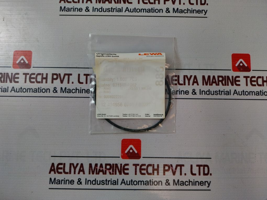 Lewa 114282.1002 Pump Elem Gaskets Radial Seal Ring Kit 071848.0062