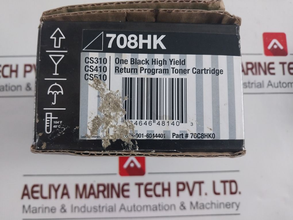 Lexmark 70C8Hk0 Black High Yield Return Program Toner Cartridge