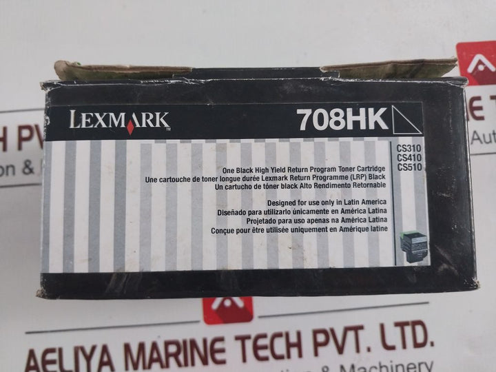 Lexmark 70C8Hk0 Black High Yield Return Program Toner Cartridge