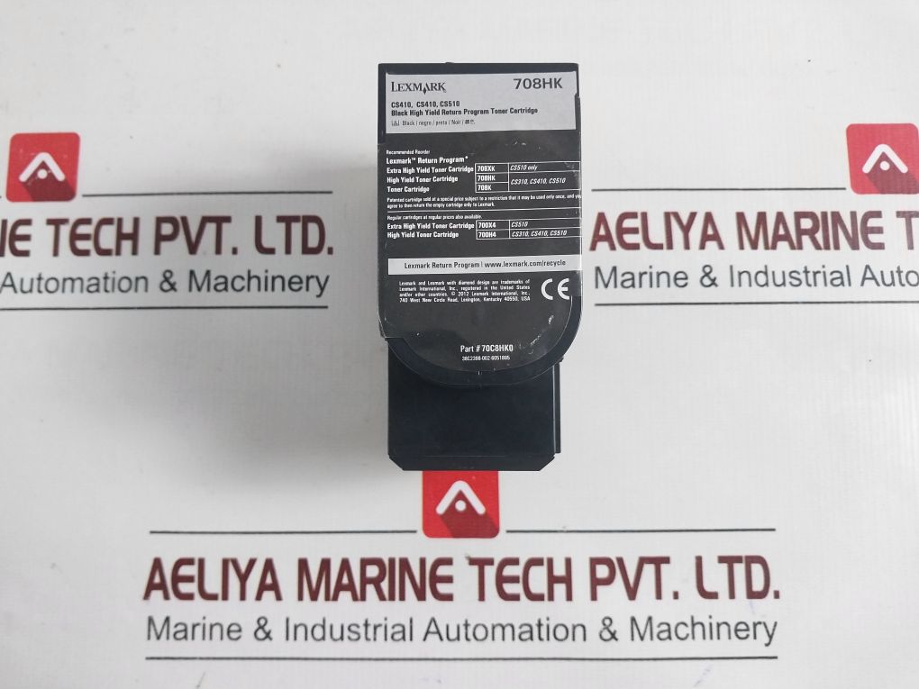 Lexmark 70C8Hk0 Black High Yield Return Program Toner Cartridge