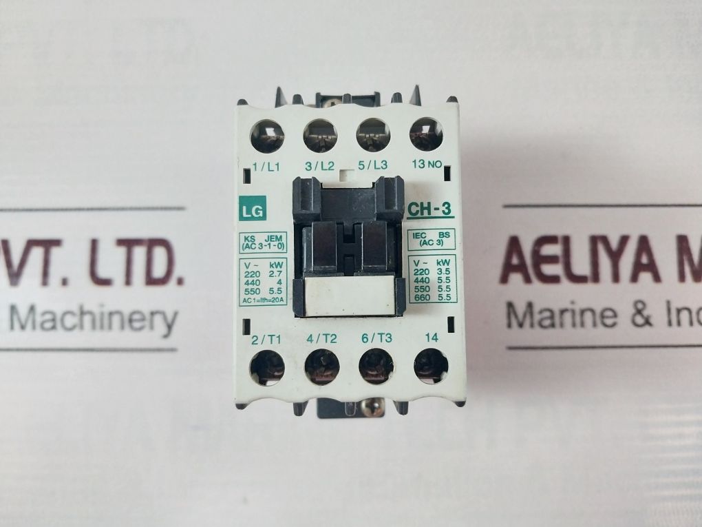 Lg Ch-3 Ac Electromagnetic Switch(Contactor) 200~220V 60Hz