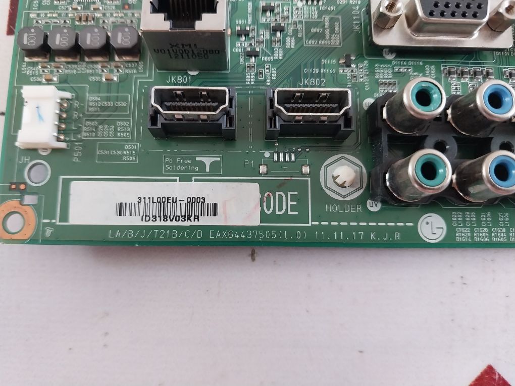 Lg Eax64437505 (1.0) Main Board 42Lm5800-tc