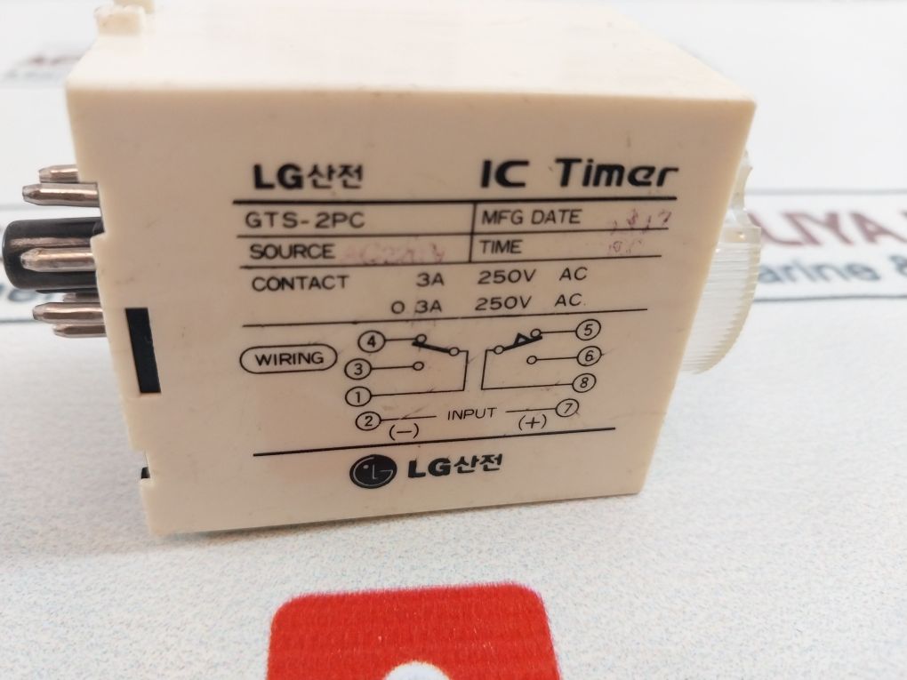 Lg Gts-2Pc Timer On-delay 0-10 Sec Ac220V