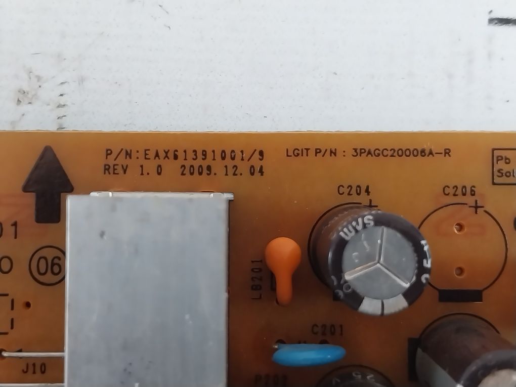 Lg Eax61391001/9 Power Supply Board Lgp19-10L