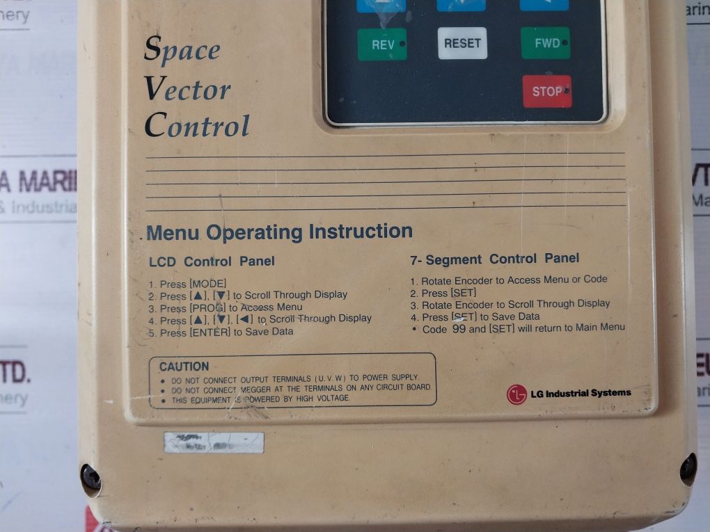 Lg Sv075Is3-4N Variable Frequency Drive Ac Motor Speed Controller