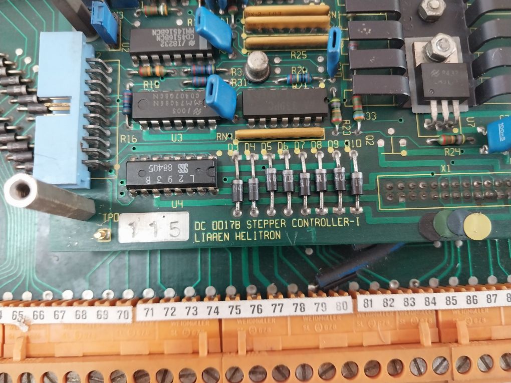 Liaaen Helitron Dc 0017B Panel Interface Board Dc 0015 B
