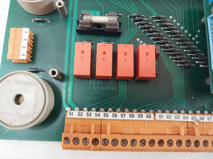Liaaen Helitron Dc 0017B Panel Interface Board Dc 0015 B
