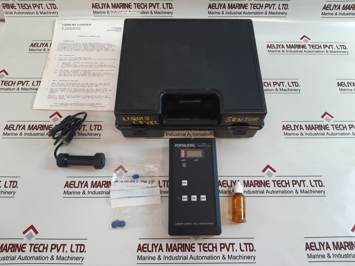 Lidbury Portalevel Nsn 6680-99-192-2735 Liquid Level Sensor