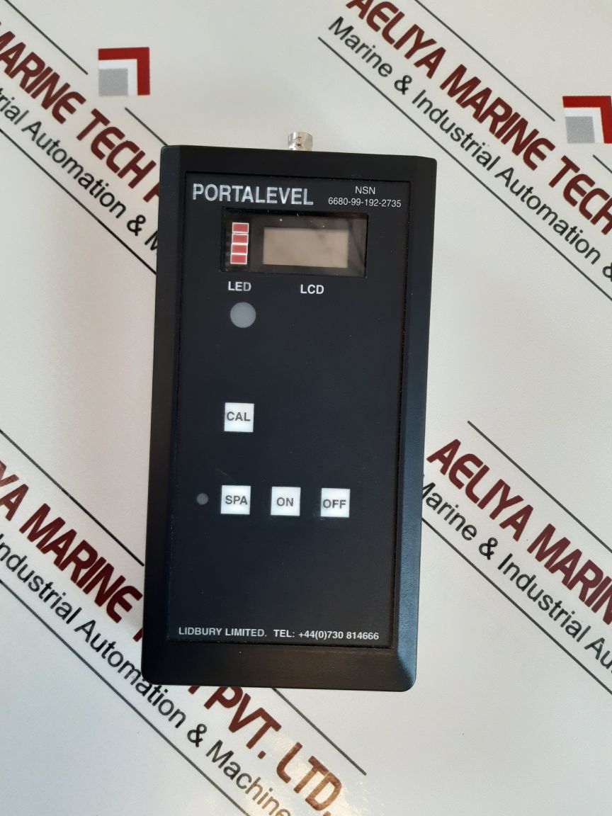 Lidbury Portalevel Nsn 6680-99-192-2735 Liquid Level Sensor