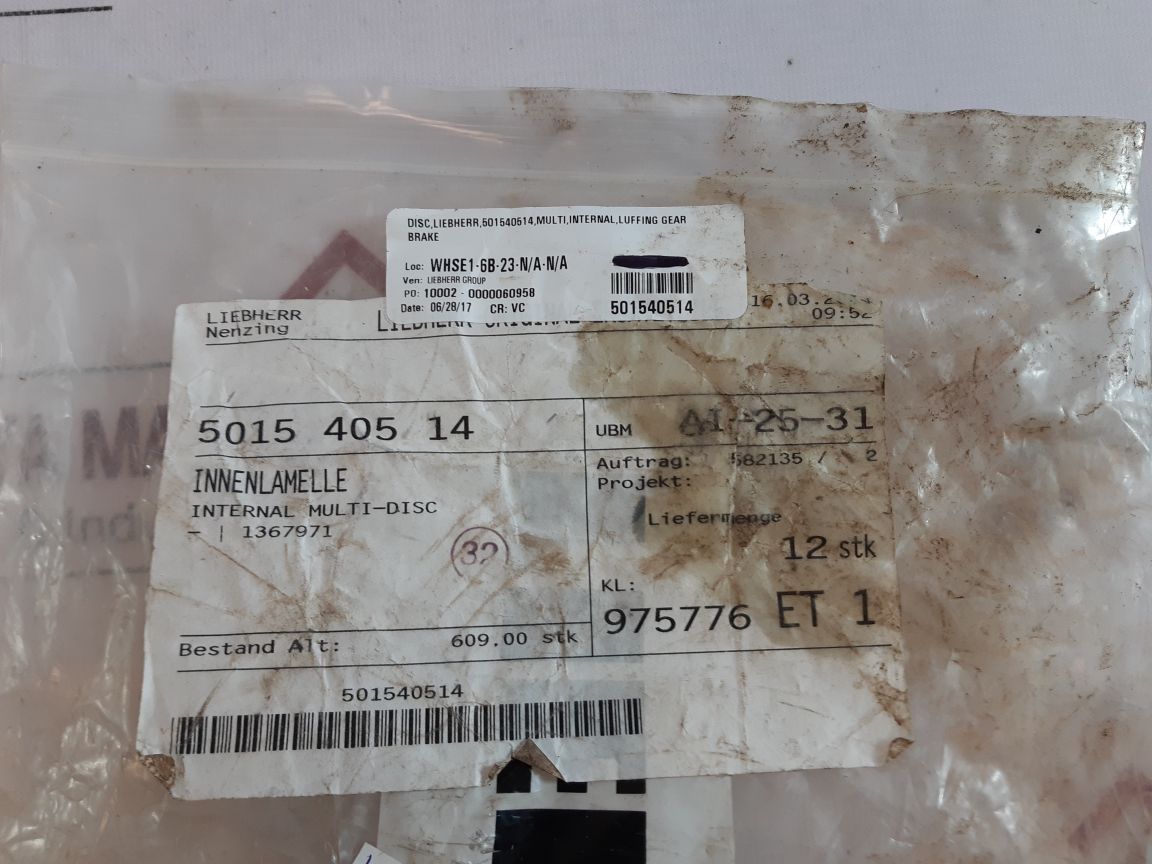 Liebherr 501540514 Internal Multi-disc