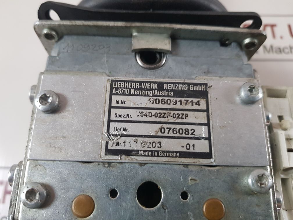 Liebherr 606091714 Joystick V64D-02Zp-02Zp