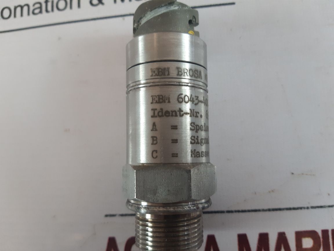 Liebherr 692837214 Pressure Sensor 400 Bar
