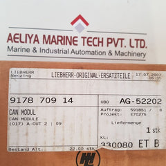 Liebherr 917870914 Can Module New
